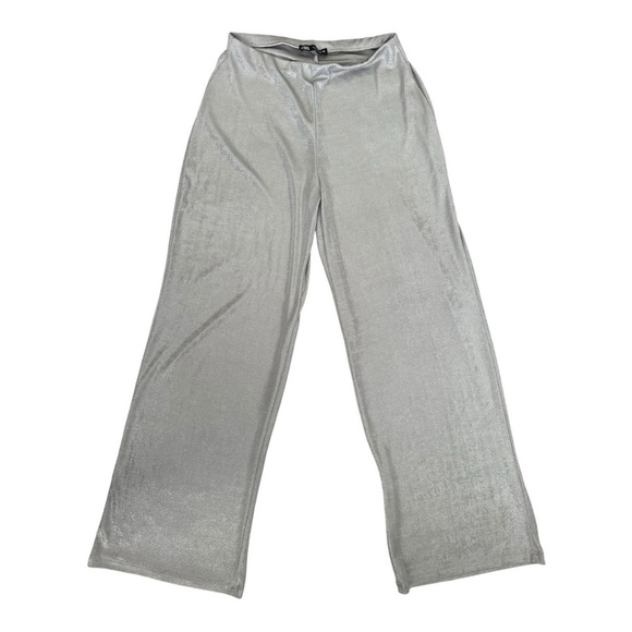 Zara Pants - ✨Zara Foil Silver Pants✨ | Size Small | New Without Tags